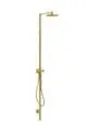 AXOR-HG-AXOR-Starck-Duschsaeule-mit-Thermostat-und-Kopfbrause-240-1jet-Brushed-Brass-12672950 gallery number 1